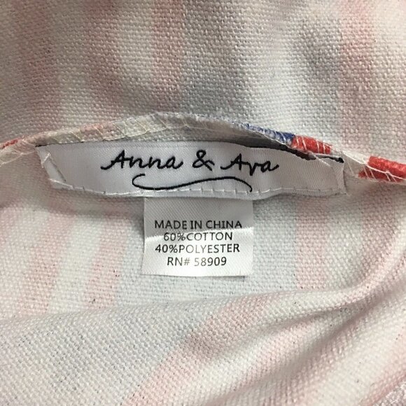 NWOT Anna & Ava Soho Sling Backpack Patriotic Stars Stripes Hobo Bag Tote Pool - Picture 2 of 6